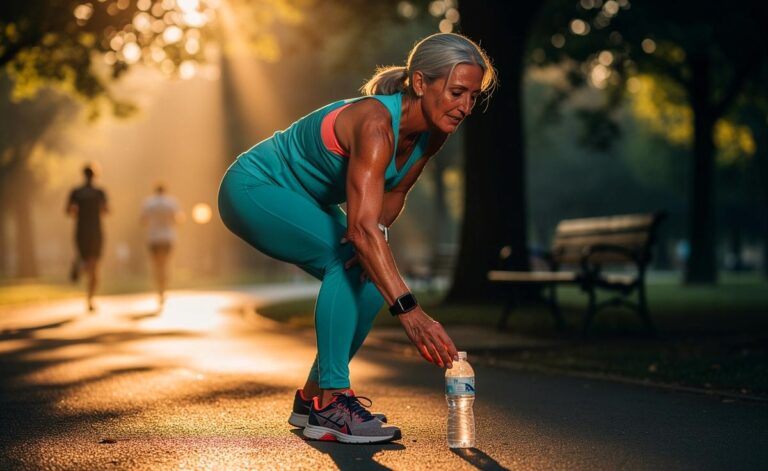 Illustration von Ärzte warnen: Viele ab 60 achten beim Sport nicht auf ausreichende Flüssigkeitszufuhr