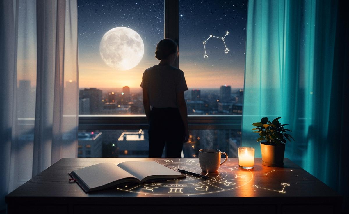 Illustration von dem täglichen Horoskop für den 24. März 2026 — der Mond bringt neue Energie