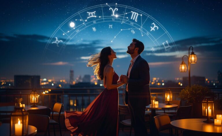 Illustration von Liebeshoroskop für den 24. März 2026 – Harmonie und Leidenschaft erwarten dich